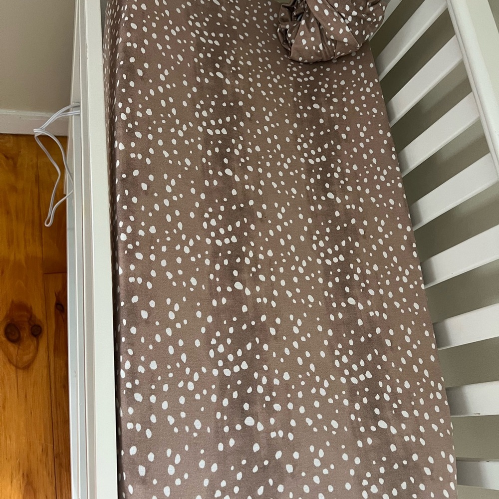 Copper pearl deer changing pad covers (2)